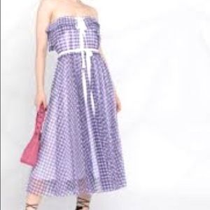 PHILOSOPHY DI LORENZO SERAFINI Gingaham dress size 4
